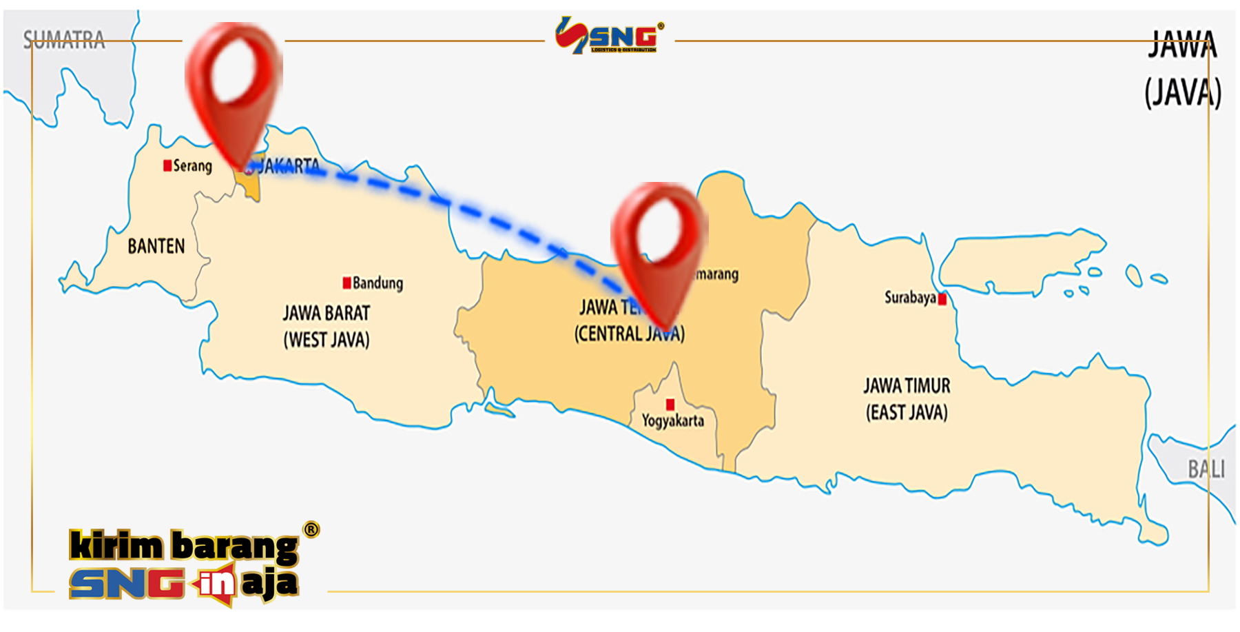 Ekspedisi Jakarta ke Jawa Tengah Murah